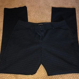 Black Express Bootcut Trousers